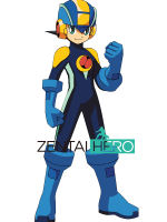 Real photo of Leica splicing MegaMan network hero MegaMan EXE one-piece tight-fitting costume Cosplay thumbnail 3