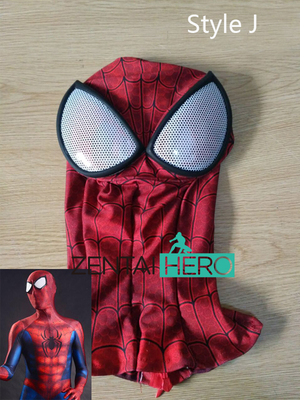 包邮蜘蛛头套单卖莱卡印染头