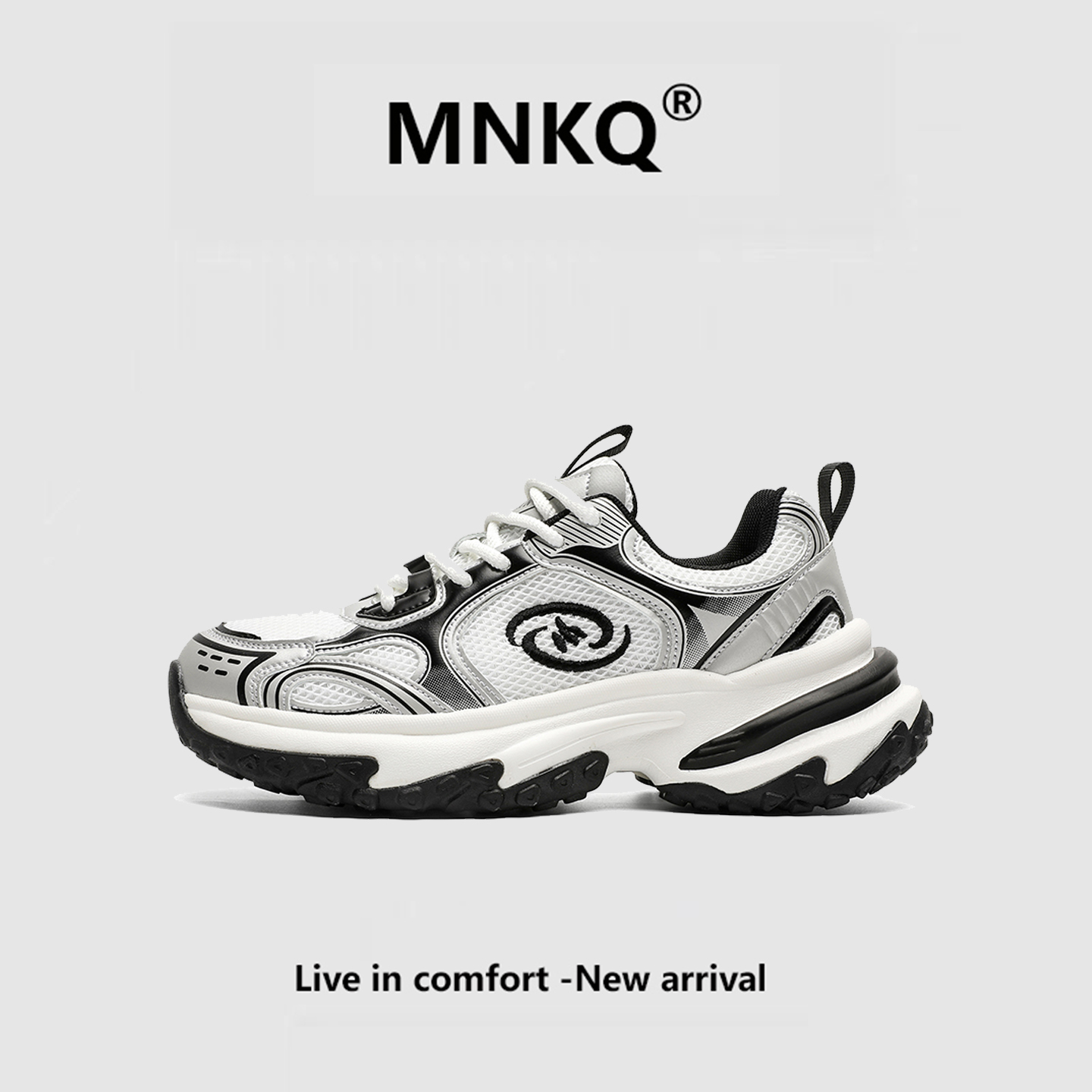 【明星同款】MNKQ透气老爹鞋男