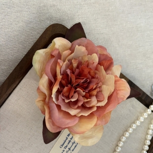 旅游度假海边拍照复古大花朵发饰发夹边夹2025春夏新款 女潮流