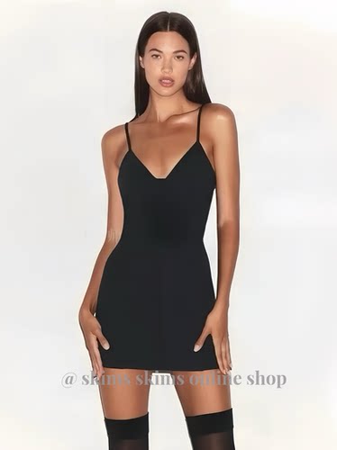 现｜skims Cotton shapewear系列MINI DRESS棉质塑形紧身裙