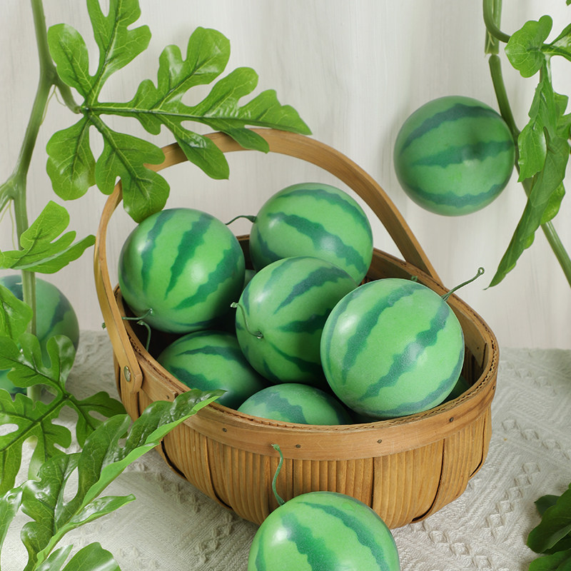 仿真小西瓜模型假水果泡沫西瓜装饰摆件影视拍摄道具幼儿认知教具,玩具/童车/益智/积木/模型,儿童食玩,淘宝优惠券,粉丝福利购,淘宝优惠卷