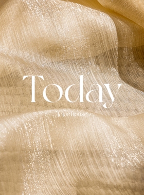 Lojor流光纱淡黄色窗纱窗帘纱帘窗纱高级感轻奢法式纱帘阳台客厅