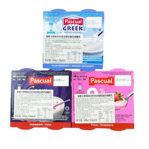 西班牙原装进口帕斯卡风味酸奶480g香草味蓝莓味缤纷水果味