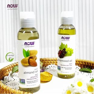NOW Oil基础油 Foods诺奥纯葡萄籽护肤护发精油按摩Grapeseed