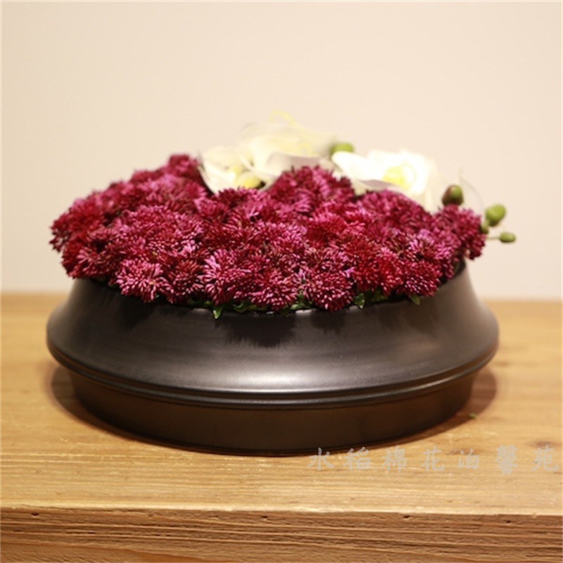 新古典现代仿真花艺套装软装家居饰品桌花书房玄关花瓶摆件桌面花