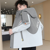 春季新款男装休闲外套上衣小香风韩版潮流翻领夹克男JK9916-P55，男装夹克，星座1206（原A206）