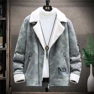 【羊羔毛】2025秋冬夹克潮流百搭机车服外套YCGW9929-P110图片