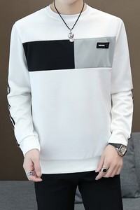 大货已备 2023秋季跑量款长袖T恤圆领韩版男士卫衣W2782-P15图片