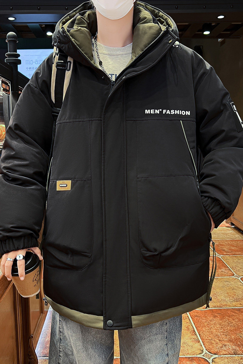 【】冬款男新款宽松潮流棉服学生加棉加厚外套YCGW7712-P115,男装棉衣,星座1206（原A206）