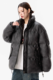 男装美式休闲冬新宽松做旧水洗皮衣棉衣棉服情侣外套GS8170-P115，男装皮衣，星座1206（原A206）
