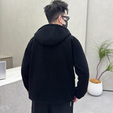 抖音直播2024新款春秋开衫外套连帽上衣绣标夹克男HGC1925-P85，男装夹克，星座1206（原A206）