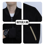 2023秋装新款鹿皮绒休闲时尚潮流男夹克外套上衣潮男CSL1019-P68，男装夹克，星座1206（原A206）
