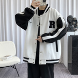 秋季男士夹克休闲宽松百搭棒球服外套情侣款HS8202-P68，男装夹克，星座1206（原A206）