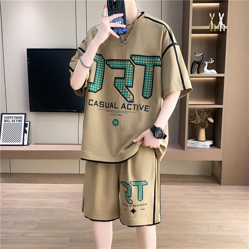 夏季T恤套装一套两件套男外套TZ716-P50,男装T恤,星座1206（原A206）