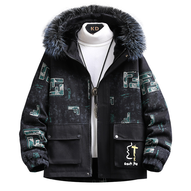 冬季主推男士加绒加厚时尚韩版百搭保暖派克服外套TM9903-P135,男装棉衣,星座1206（原A206）