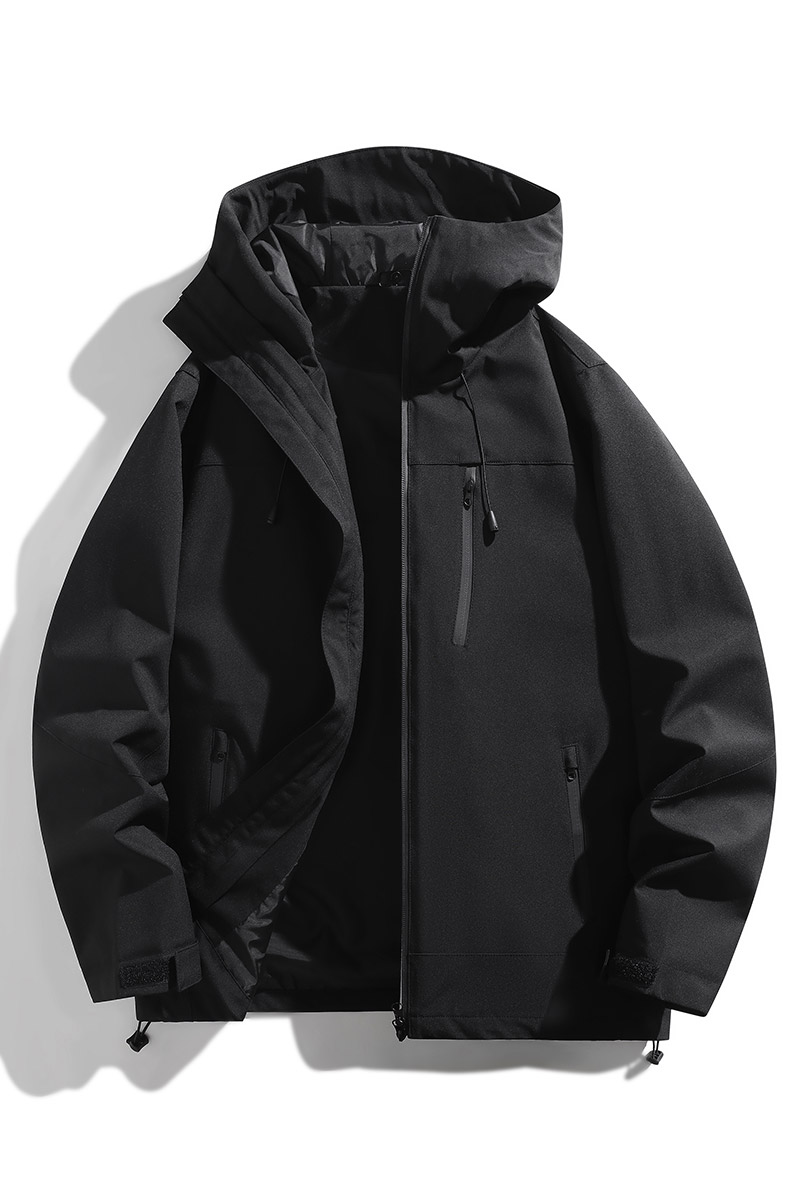 新款男女高品质户外登山服青少年学生冲锋衣夹克外套HS6607-P65,男装夹克,星座1206（原A206）