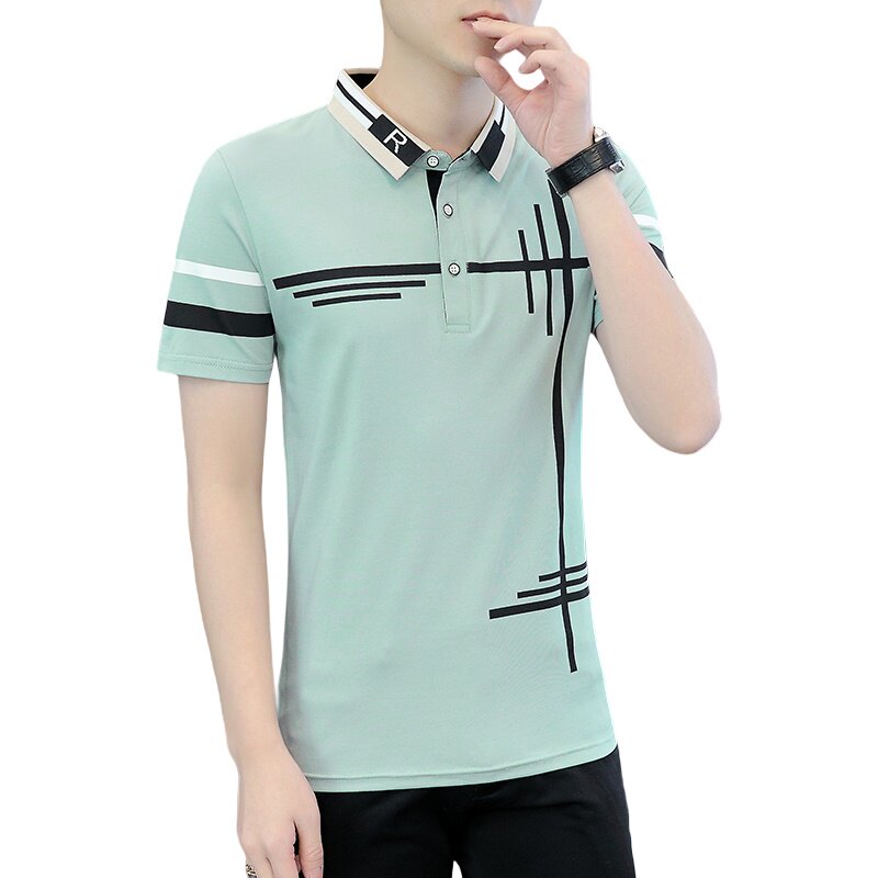 2023年夏季新款短袖Polo衫男时尚休闲百搭T恤YJYF5802-P37,男装Polo衫,星座1206（原A206）