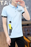 男士短袖t恤新款夏季青少年男装韩版修身POLO衫半袖T00152-P32，男装Polo衫，星座1206（原A206）