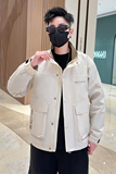 抖音直播2024新款春秋连帽外套开衫高品质夹克男HGC802-P95，男装夹克，星座1206（原A206）