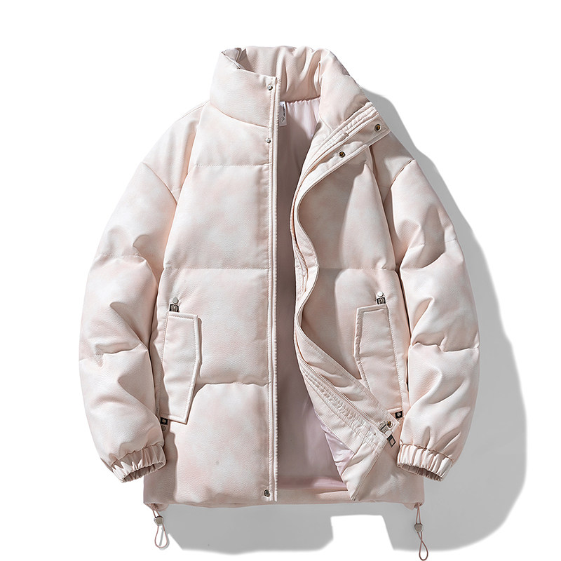 男装美式休闲冬新宽松做旧水洗皮衣棉衣棉服情侣外套GS8170-P115图片