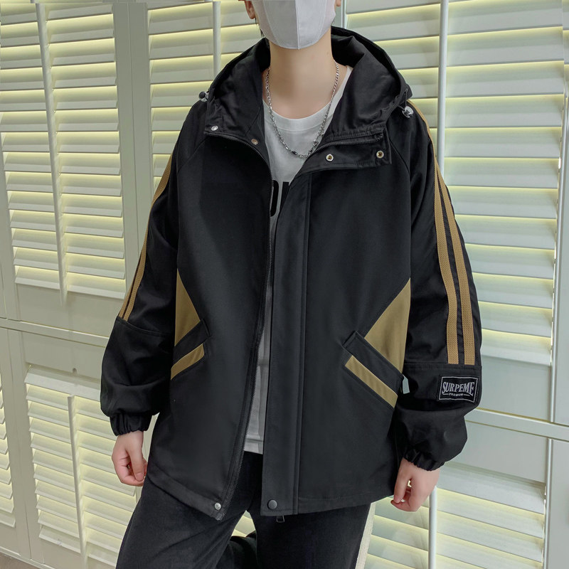 秋季新款男装休闲外套男上衣韩版潮流港风连帽夹克男JK2903-P85,男装夹克,星座1206（原A206）