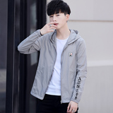 外套夏季新款夹克男防晒衣港风潮流款透气连帽防晒服男F204-P23，男装夹克，星座1206（原A206）