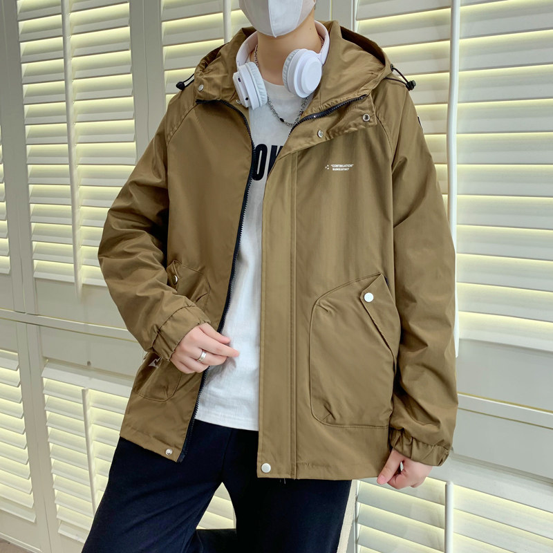 秋季新款男装休闲外套男上衣韩版潮流港风连帽夹克男JK0220-P70,男装夹克,星座1206（原A206）