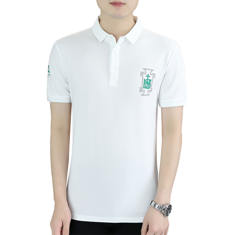 2023夏季新款翻领T恤印花潮流阔版体恤衫polo衫男PL0555-P50,男装Polo衫,星座1206（原A206）