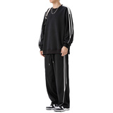 圆领卫衣男套装休闲运动服男一套搭配帅气春秋季外套男HH9231-P60，男装休闲套装，星座1206（原A206）