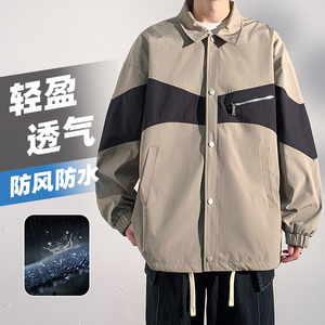 春秋季韩版潮流大码M-8XL男装夹克休闲百搭工装外套 YY2326-P75图片