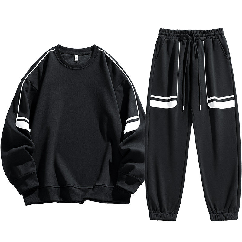 春秋季卫衣休闲套装男2025年新款两件套潮流帅气春秋运动服P60,男装休闲套装,星座1206（原A206）