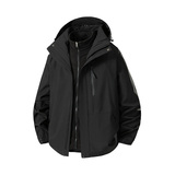 新款男女高品质户外登山服青少年学生冲锋衣夹克外套HS6666-P75，男装夹克，电商A206