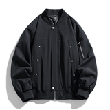 2025新款飞行夹克棒球服男美式宽松潮牌韩版二开公版GS6586-P75，男装夹克，星座1206（原A206）