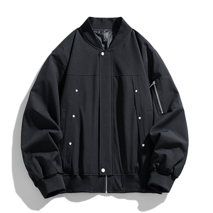 2025新款飞行夹克棒球服男美式宽松潮牌韩版二开公版GS6586-P75图片