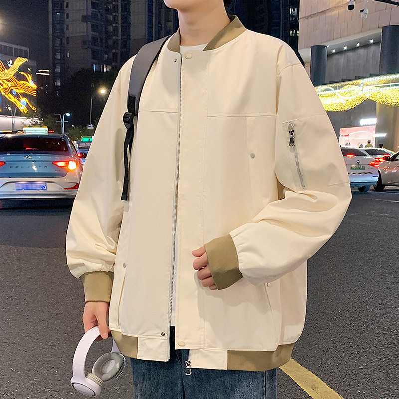 2025新款飞行夹克棒球服男美式宽松潮牌韩版二开公版GS6586-P75,男装夹克,星座1206（原A206）