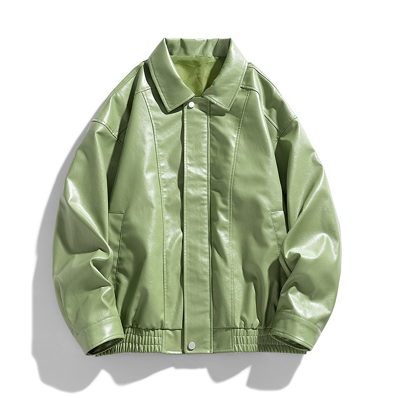 2025春季新款皮衣男机车服外套皮衣夹克宽松工装潮流GS6203-P80,男装夹克,星座1206（原A206）