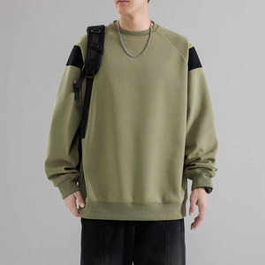 重磅纯色卫衣T恤男宽松春秋款卫衣圆领内搭打底衫男HH8888-P33图片