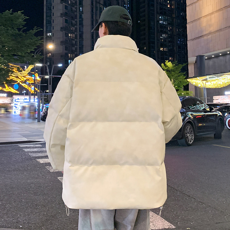 男装美式休闲冬新宽松做旧水洗皮衣棉衣棉服情侣外套GS8170-P115,男装皮衣,星座1206（原A206）