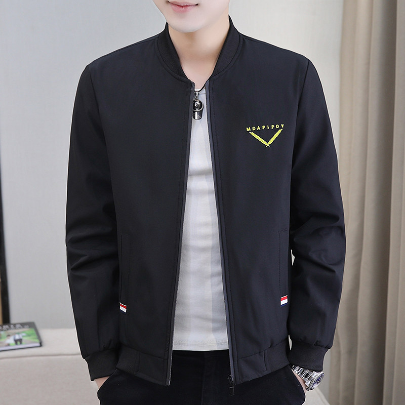 2023春季外套男新款潮流帅气修身棒球服秋装男夹克上衣JK243-P30,男装夹克,星座1206（原A206）