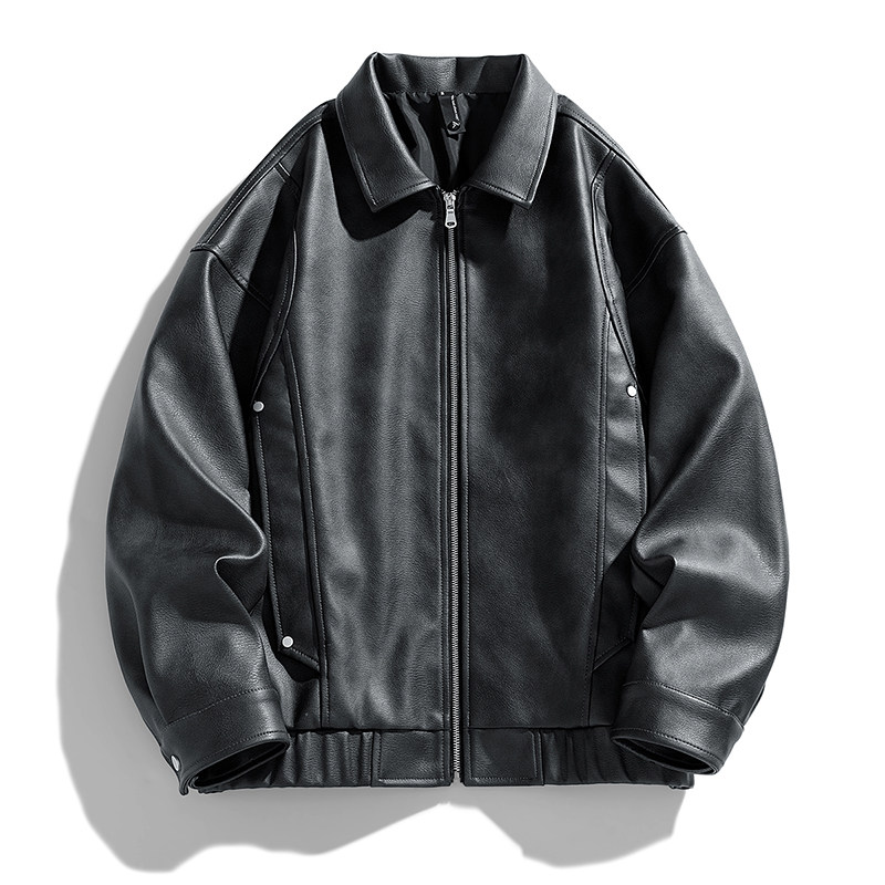 2025秋季新款皮衣男机车服时尚外套潮流PU材质特色花纹GS6538-P85,男装皮衣,星座1206（原A206）