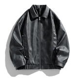 2025秋季新款皮衣男机车服时尚外套潮流PU材质特色花纹GS6538-P85，男装皮衣，星座1206（原A206）