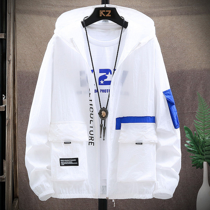 主推2023新款防晒衣男士韩版潮流碎花防晒服外套上衣F2082-P25,男装夹克,星座1206（原A206）