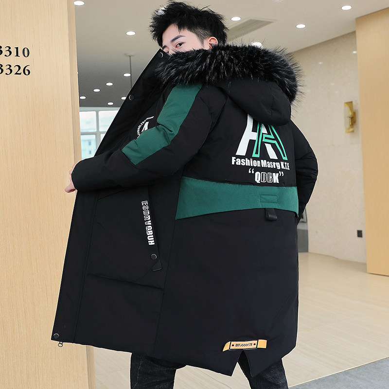 冬季中长款棉衣男宽松百搭休闲棉袄潮牌百搭棉服外套MY2888-P100图片