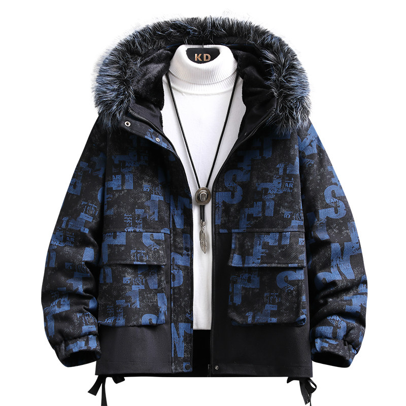 冬季主推男士加绒加厚时尚韩版百搭保暖派克服外套TM9905-P135,男装棉衣,星座1206（原A206）