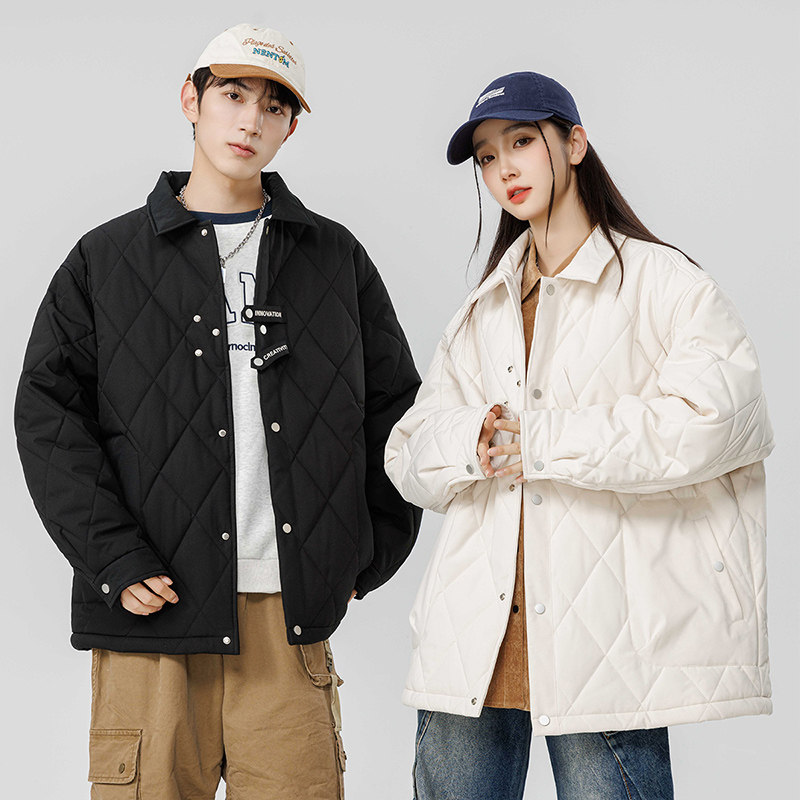 【新品】主推冬季棉衣青少年夹克男士情侣翻棉服外套GS8091-P80,男装夹克,星座1206（原A206）