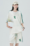 2023夏季新款潮流个性印花装饰美观休闲时尚短袖套装DQC9008-P47，男装休闲套装，星座1206（原A206）