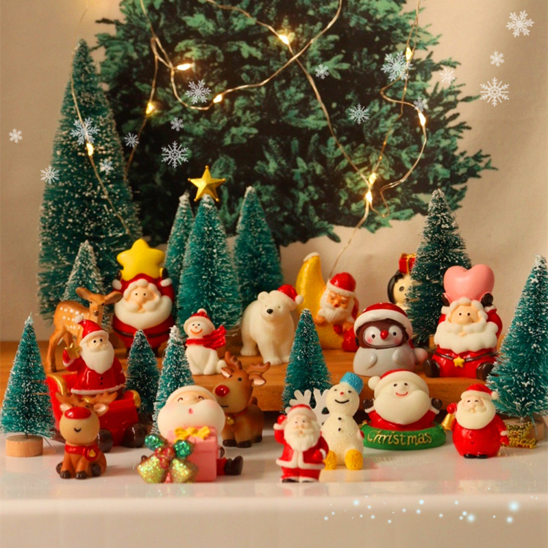 迷你圣诞节装饰圣诞树diy材料