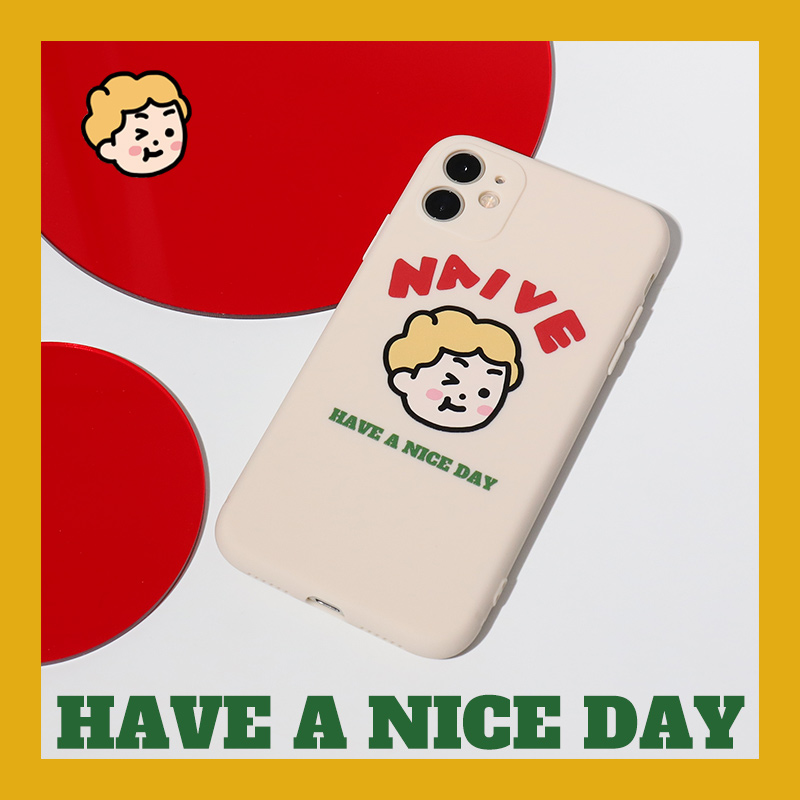 适用苹果13iphone奶油小人