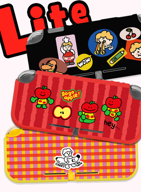 【不是手机壳】A仔彩虹幼稚园黑switchlite保护壳磨砂半包软外壳